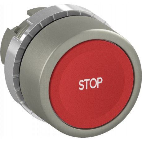 1SFA187147R9501 - 1SFA187147R9501 ABB MARKED PUSHBUTTON "STOP" NON-ILLUMINATED FLUSH RED
