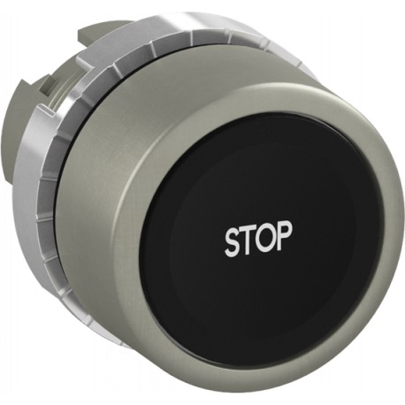 1SFA188908R9506 - 1SFA188908R9506 ABB MARKED PUSHBUTTON "STOP" NON-ILLUMINATED FLUSH BLACK