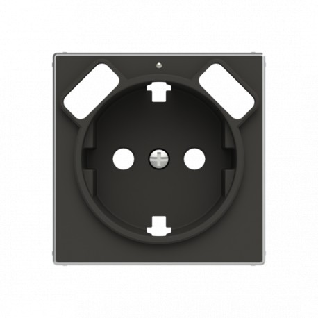 2CLA858830A1501 - 8588.3 NS NIESSEN Color: Soft BlackCover plate for Schuko w/ USB socket outlet code: 8188.3
