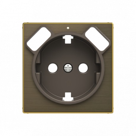2CLA858830A1201 - 8588.3 OE NIESSEN Color: Antique GoldCover plate for Schuko w/ USB socket outlet code: 8188.3