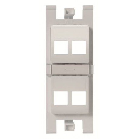 2CLA101620T1301 - 2CLA101620T1301 T1016.2 PL NIESSEN Flat bracket for 4x RJ45 without pers. PL