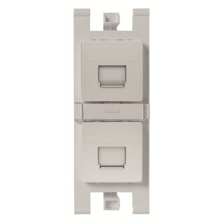 2CLA101630T1301 - 2CLA101630T1301 T1016.3 PL NIESSEN Flat bracket for 2x RJ45 with pers. PL