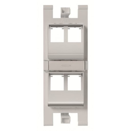 2CLA101660T1301 - 2CLA101660T1301 T1016.6 PL NIESSEN 45º support for 4x RJ45 without pers. PL