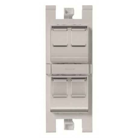 2CLA101680T1301 - 2CLA101680T1301 T1016.8 PL NIESSEN 45º support for 4x RJ45 with pers. PL