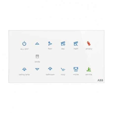 2CKA006300A1544 - 2CKA006300A1544 TB/U12.8.1-CG NIESSEN Touch sensor, 12 channels, FM