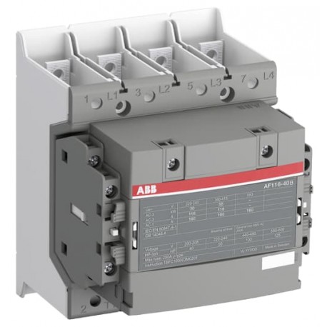 1SFL427263R1222 - 1SFL427263R1222 ABB A 4-pole Contactor suitable for Railway applications such as Motor starting, Isolation, ..