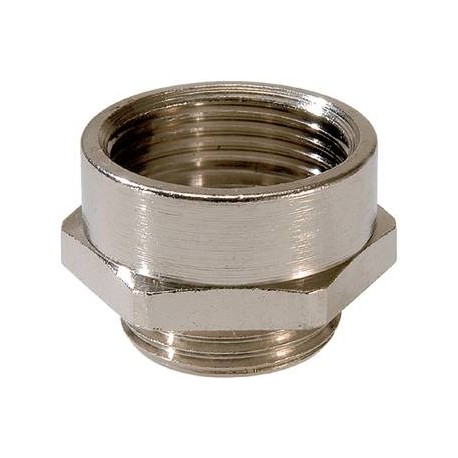 AMMN 25 - 3/4 - AMMN 25 3/4 10062967 WISKA Hexagonal converter. metallic thread ext. M25, thread int. NPT 3/4"