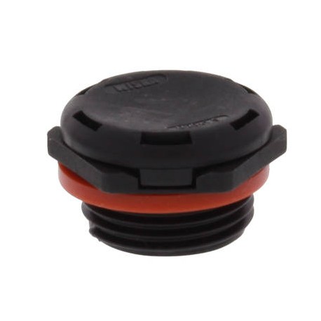 EVPS 20/B HF - EVPS 20/B HF 10106619 WISKA VentPLUG High Flow Black RAL 9005, IP69K Compensating Cap, M20 Thread