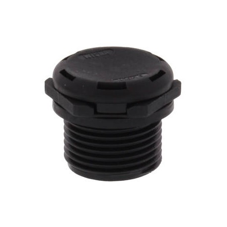 EVPS-L 20/B - EVPS-L 20/B 10106596 WISKA VentPLUG black compensating cap RAL 9005, IP69K, M20 long thread