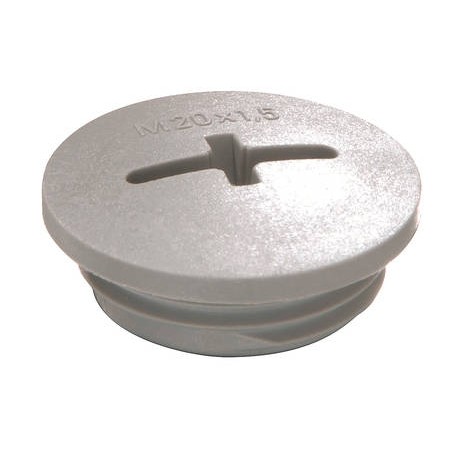 EVS 12/B - EVS 12/B 10064658 WISKA Black blind stopper, RAL 9005 anti-shock, IP56 thread M12