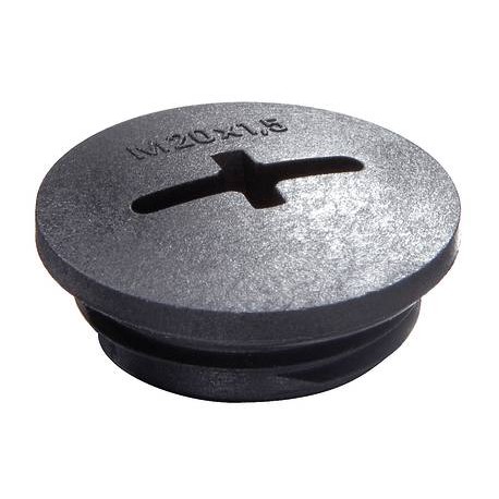 EVS 12/G - EVS 12/G 10062498 WISKA Dark grey blind plug, RAL 7001 anti-shock, IP56 thread M12