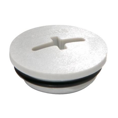 EVSG-ORD 16/GL - EVSG-ORD 16/GL 10064635 WISKA Light grey round cap RAL 7035, PA IP68 thread M16