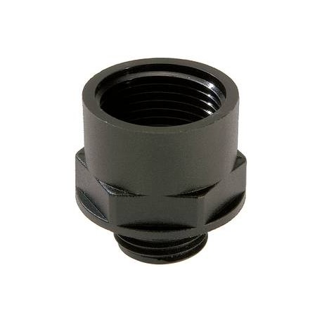EX-KEM 40/50 - EX-KEM 40/50 10064746 WISKA Hexagonal magnification. Black PA "ATEX" IP66, thread ext. M40 threaded int. M50