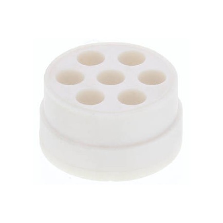 MFD 40/07/070 RW - MFD 40/07/070 RW 10105934 WISKA IP66 multi-cable gasket for M40 press, 7 cables from 5.0mm to 7.0mm, EN 45545