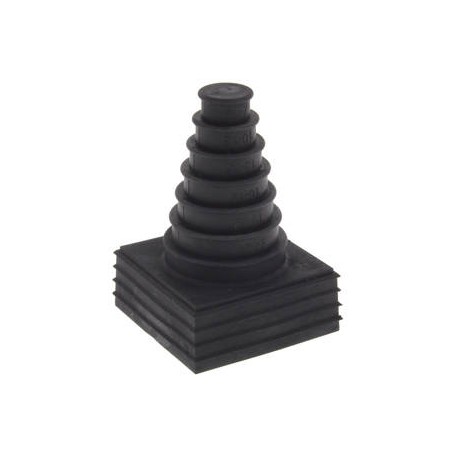 CDGS 15-34 HB BK - CDGS 15-34 HB BK 10108227 WISKA Conica gasket for 15-34mm cables, 43.1x43.1mm TPE, UL94-HB, -40oC 120oC, RAL..