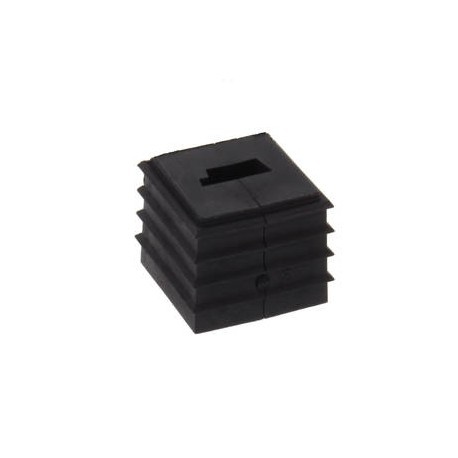 CDKG/1xASI HB BK - CDKG/1xASI HB BK 10108232 WISKA Open gasket for 1 ASI cable, 20.7x20.7mm TPE, UL94-HB, -40oC 120oC, RAL 9005