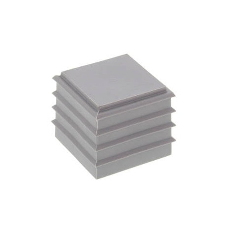 CDG 0 V0 LG - CDG 0 V0 LG 10108248 WISKA TPE blind gasket of 43.1x43.1mm UL94-V0, -40oC 90oC, RAL 7035