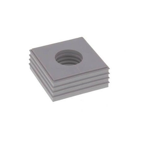 CDGG 29 V0 LG - CDGG 29 V0 LG 10108263 WISKA Open gasket for 28-29mm cables, 43.1x43.1mm TPE, UL94-V0, -40oC 90oC, RAL 7035