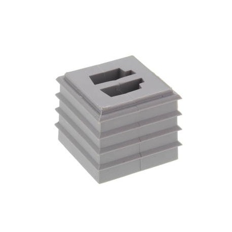 CDKG/2xASI V0 LG - CDKG/2xASI V0 LG 10108273 WISKA Open gasket for 2 ASI cables, TPE 20.7x20.7mm, UL94-V0, -40oC 90oC, RAL 7035