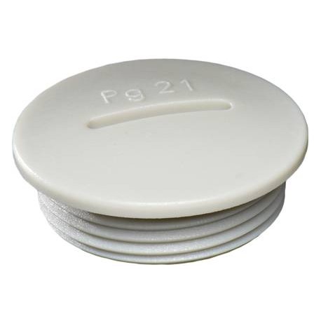 VS 21/GL - VS 21/GL 50060713 WISKA Light grey blind plug RAL 7035, shock ip56 thread Pg.21