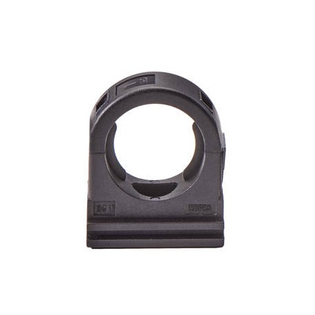 BCC-07/B - BCC-07/B 10106939 WISKA Black PA clip holder + built-in cover for DN7/10 ring tube