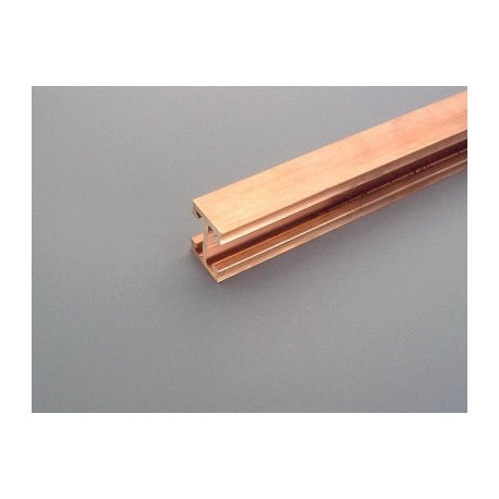 01223 - 01223 WÖHNER Double bar T, 500mm2, 1250A, 3.60mt, red copper