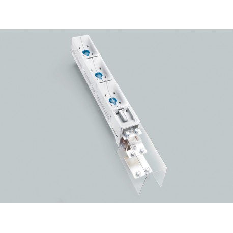 01439 - 01439 WÖHNER Connection strip, 3 poles, 1,400A, An-100mm, for 3 cables of 300mm2 or 4 cables of 240mm2 or pl..