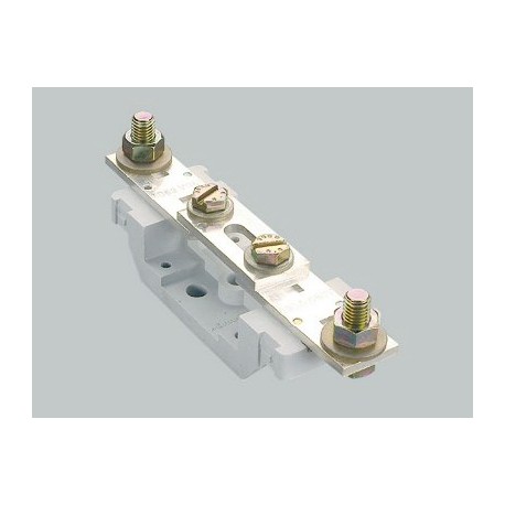 03213 - 03213 WÖHNER Sectionable neutral base, 630 A, screw on two sides