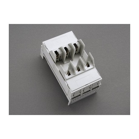 03199 - 03199 WÖHNER NH00 160A fuse holder base, flange, up/down connection, 3p