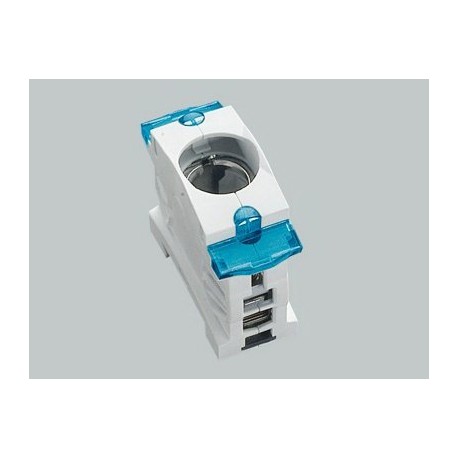 31303 - 31303 WÖHNER Fuse holder D0 mounting panel E 18/1, protected against accidental contact