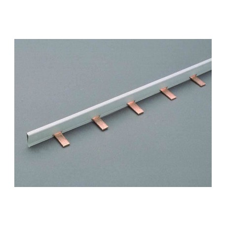 31309 - 31309 WÖHNER Comb bar 1p 1m 16mm2 Insulated 75A, step 40mm