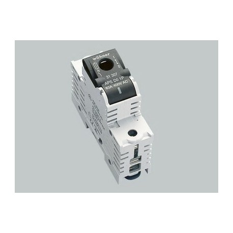 31307 - 31307 WÖHNER Fuse disconnector D0 up to 63A, 1 pole
