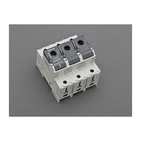 31557 - 31557 WÖHNER APS, fuse disconnector D0, 63A, 3p, with LED