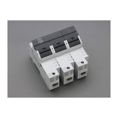 31934 - 31934 WÖHNER Fuse holder for fuses type J/3p 30A, 600V, 21x57 with LED
