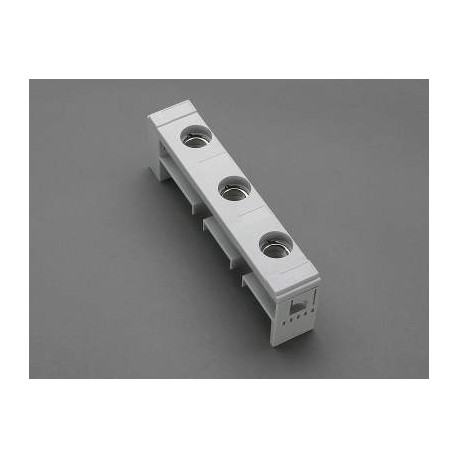 31936 - 31936 WÖHNER Base neoced D0, sys. 60mm bar 5 or 10mm E18/3p, with side space, with lid included