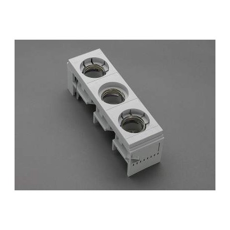 31951 - 31951 WÖHNER Fuse holder D, sys.60 mm bars 5/10mm, screw gauge E33/3p