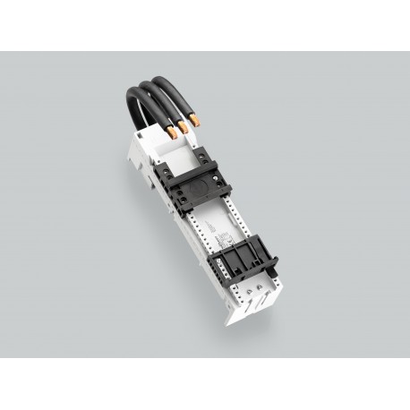 32662 - 32662 WÖHNER EQUES 60Classic 80A adapter, 1 adjustable DIN rail and 1 special Siemens S2 rail, 54x200 wired ..