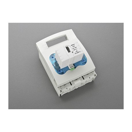 33149 - 33149 WÖHNER NH 250A disconnector, size 1 M10 Disp turntile panel mount. Electromechanical Signal.