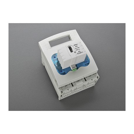 33160 - 33160 WÖHNER NH 250A disconnector, size 1 Bar mount, M10 Disp screw. Electromechanical Signal.