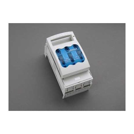 33198 - 33198 WÖHNER QUADRON60Classic, NH00, 160A Fuse Disconnector, 60Classic Bar Mount, Flange, An-106mm