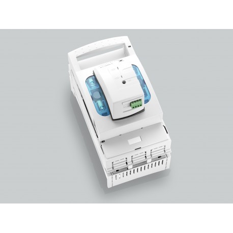 33324 - 33324 WÖHNER NH 160A disconnector, bar mount, sist. 60, terminals up and down with disp. Elec. fusion, size ..