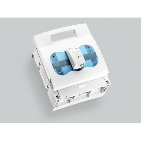 33327 - 33327 WÖHNER NH 630A disconnector, bar mount, sist. 60, terminals up and down with disp. Elec. fusion, size 3