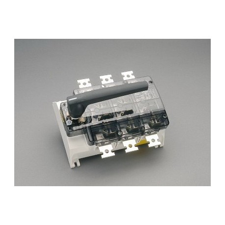 33335 - 33335 WÖHNER 3p, 630A load cut switch, board mount, gray lever