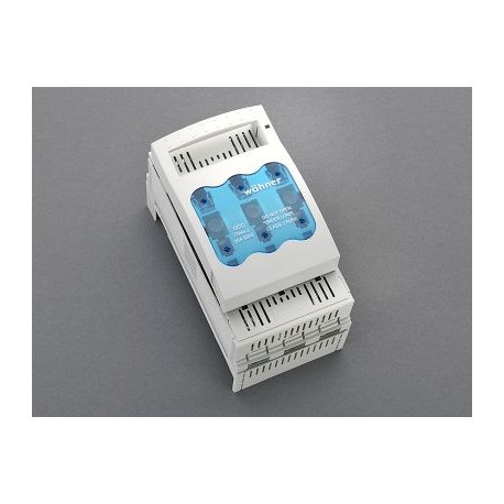 33421 - 33421 WÖHNER QCC Class J 30A fuse holder, (21x57), 3p, 600V, sist. 60mm