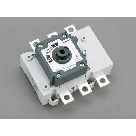 33425 - 33425 WÖHNER CAPUS Panel, 3P load cut switch without lever, 125A, M8 screw