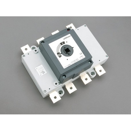 33449 - 33449 WÖHNER CAPUS Panel, 3P+N load cut switch without lever, 800A, M10 screw
