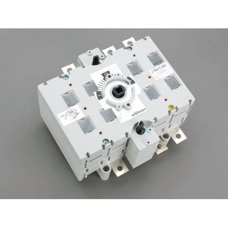 33458 - 33458 WÖHNER CAPUS Panel, 3P load cut switch without lever, 250A, M10 screw
