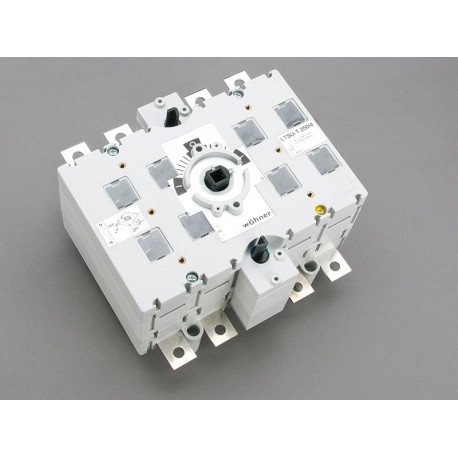 33467 - 33467 WÖHNER CAPUS Panel, 3P+N load cut switch without lever, 250A, M10 screw