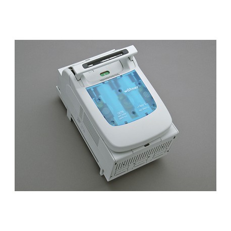 33511 - 33511 WÖHNER QUADRON 60Classic, load cut switch, with NH1, 250A, 3p fuses, up connection, sist. 60mm