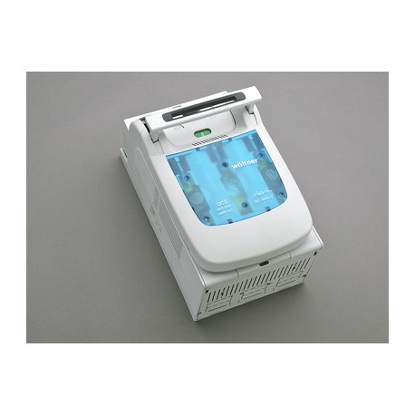 33512 - 33512 WÖHNER QUADRON Panel, load cut switch, with NH1, 250A fuses, board mount, M10 screw